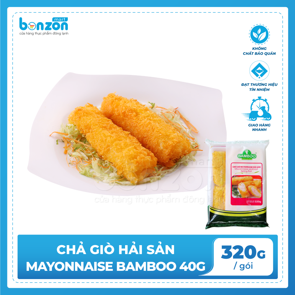 Chả giò hải sản mayonnaise Bamboo 320gr