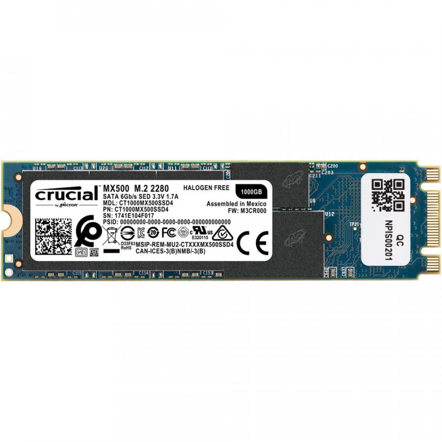 Ổ cứng SSD Crucial MX500 3D-NAND M.2 2280 SATA III 500GB CT500MX500SSD4 - Hàng Chính Hãng