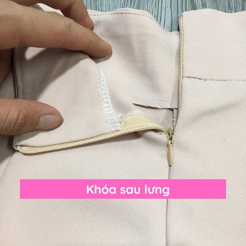 Quần short đùi nữ lưng cao kaki ống rộng mặc nhà thoải mái HN CLOTHING Q1