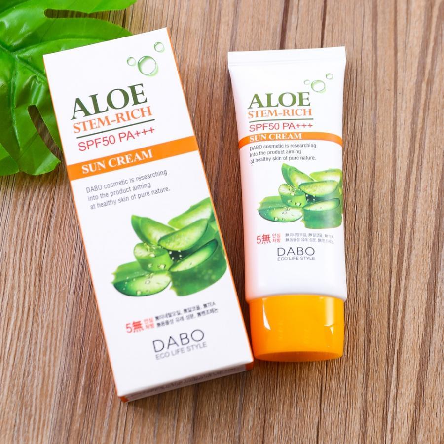 Kem chống nắng Dưỡng da Lô Hội - DABO Aloe Stem Rich SPF50 PA+++