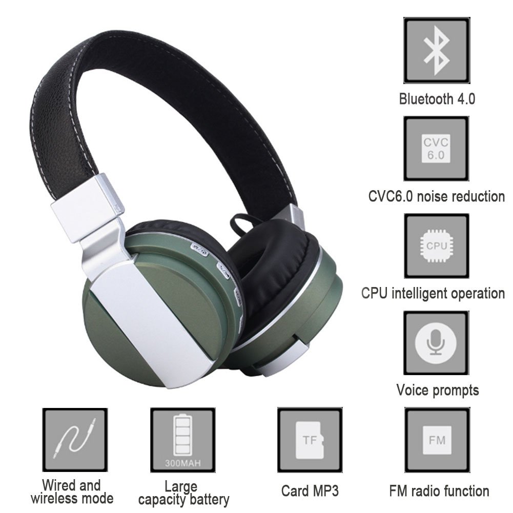 Tai Nghe Bluetooth Metal Beat BT-008 Tai Nghe Không Dây Siêu Êm