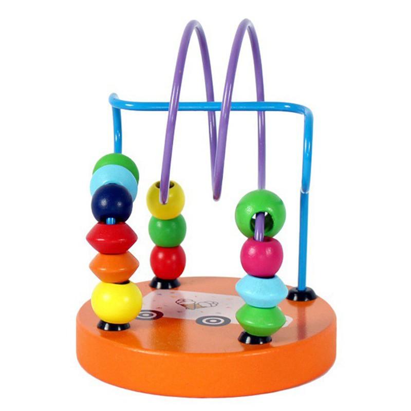 Đồ Chơi Luồn Hạt Gỗ - Rèn luyện kỹ năng khéo léo và kiên nhẫn cho bé 1 tuổi - Giáo cụ