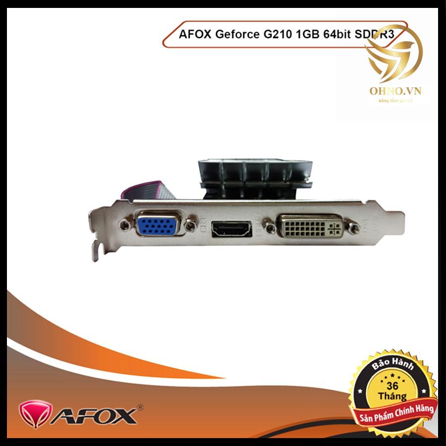 Card Màn Hình VGA AFOX G210 Card Độ Họa 1G Rời Cho Máy Tính PC hàng chính hãng