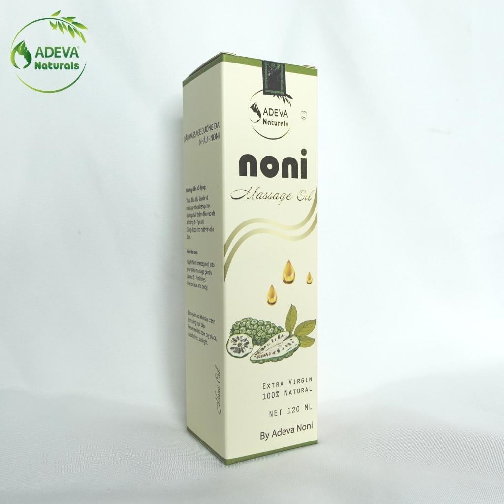 Dầu Massage Trái Nhàu ADEVA NONI MASSAGE OIL Chiết Xuất Trái Nhàu Cung Cấp Độ Ẩm Cho Da Căng, Mịn Màng 120ML