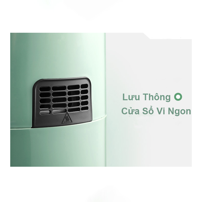 Nồi Chiên Không Dầu 5L Sử Dụng Trong Gia Định Nồi Lớn Chiên Đồ Ăn Đa Dạng Chiên Gà Chiên Sườn Chiên Khoai Tây Nồi Vệ Sinh Đơn Giản