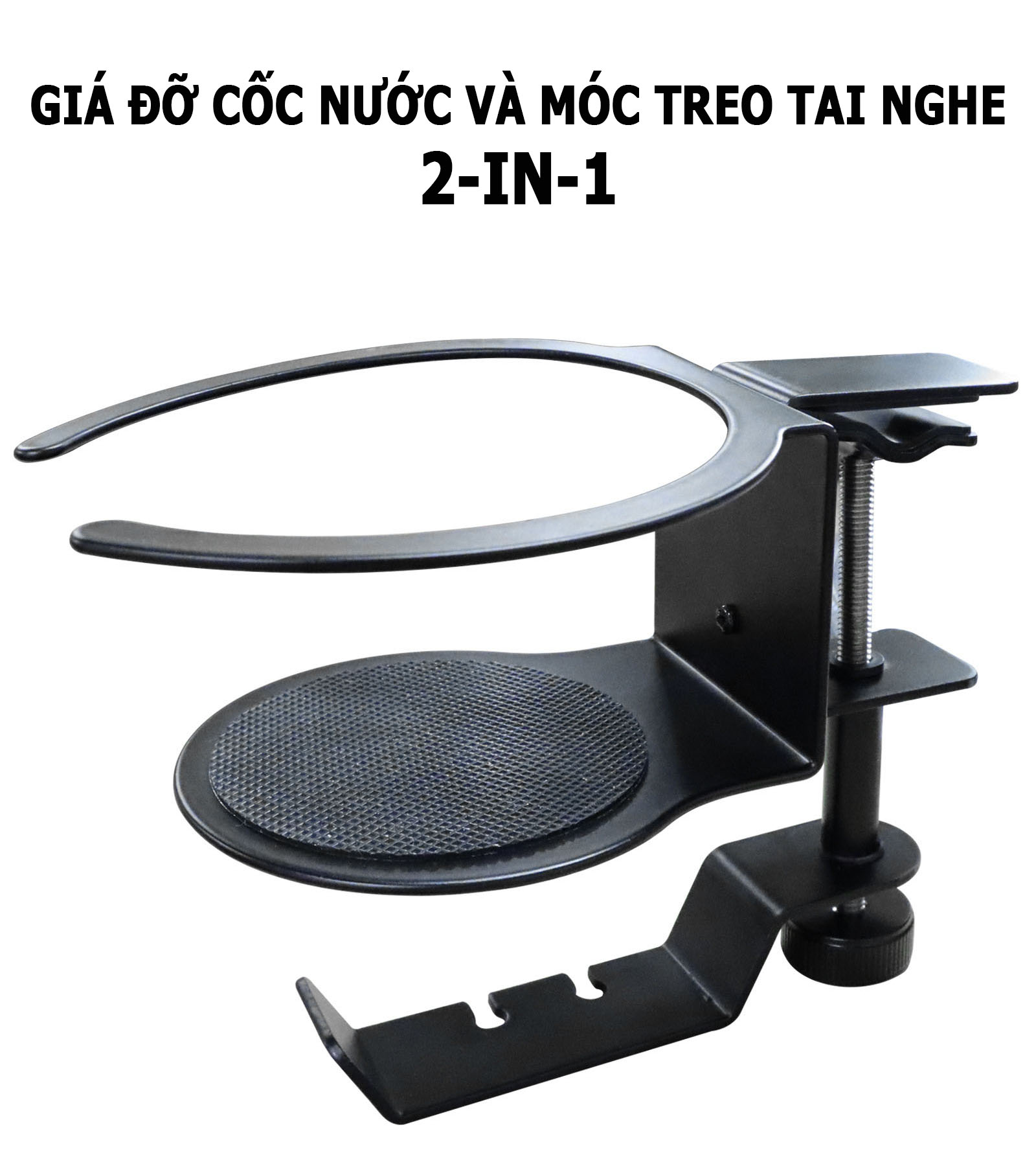 Giá Để Tai Nghe Kẹp Cạnh Bàn; Kệ Treo Tai Nghe; Giá Đỡ Tai Nghe Headphone Gaming; Giá Để Cốc; Setup Bàn Làm Việc