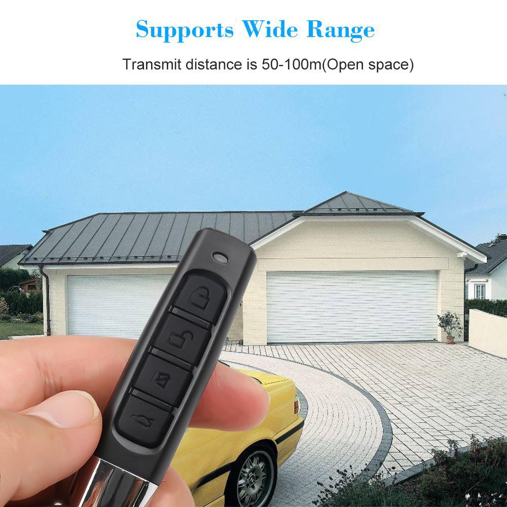 433MHZ Wireless Remote Control Duplicator Cloning Car Door For Garage Alarm # 