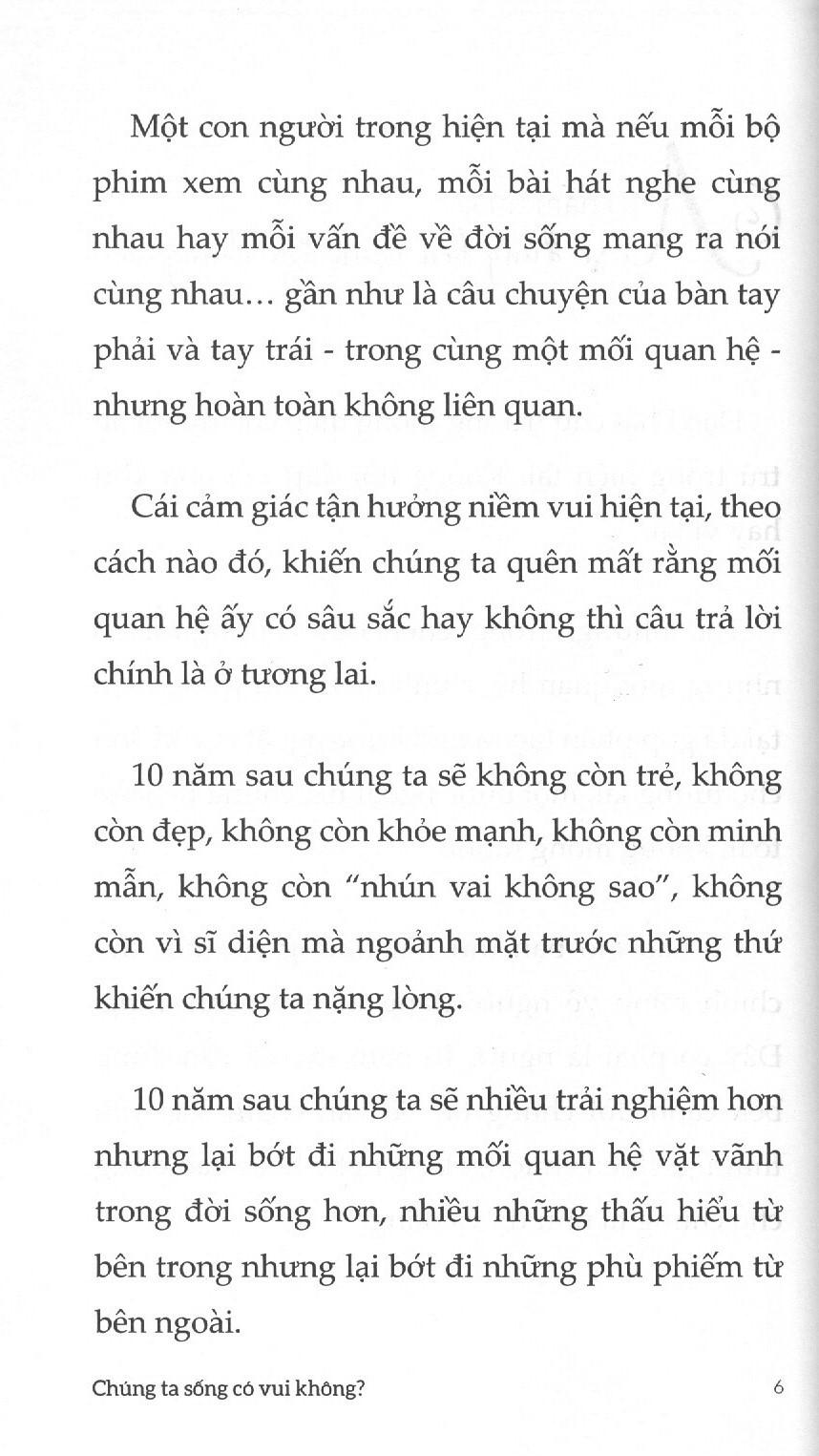 Chúng Ta Sống Có Vui Không?