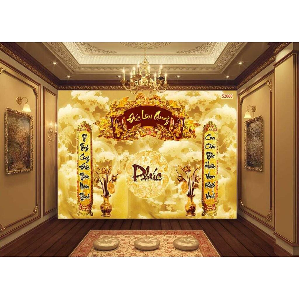 Tranh treo tường phòng thờ/gỗ MDF nhập khẩu