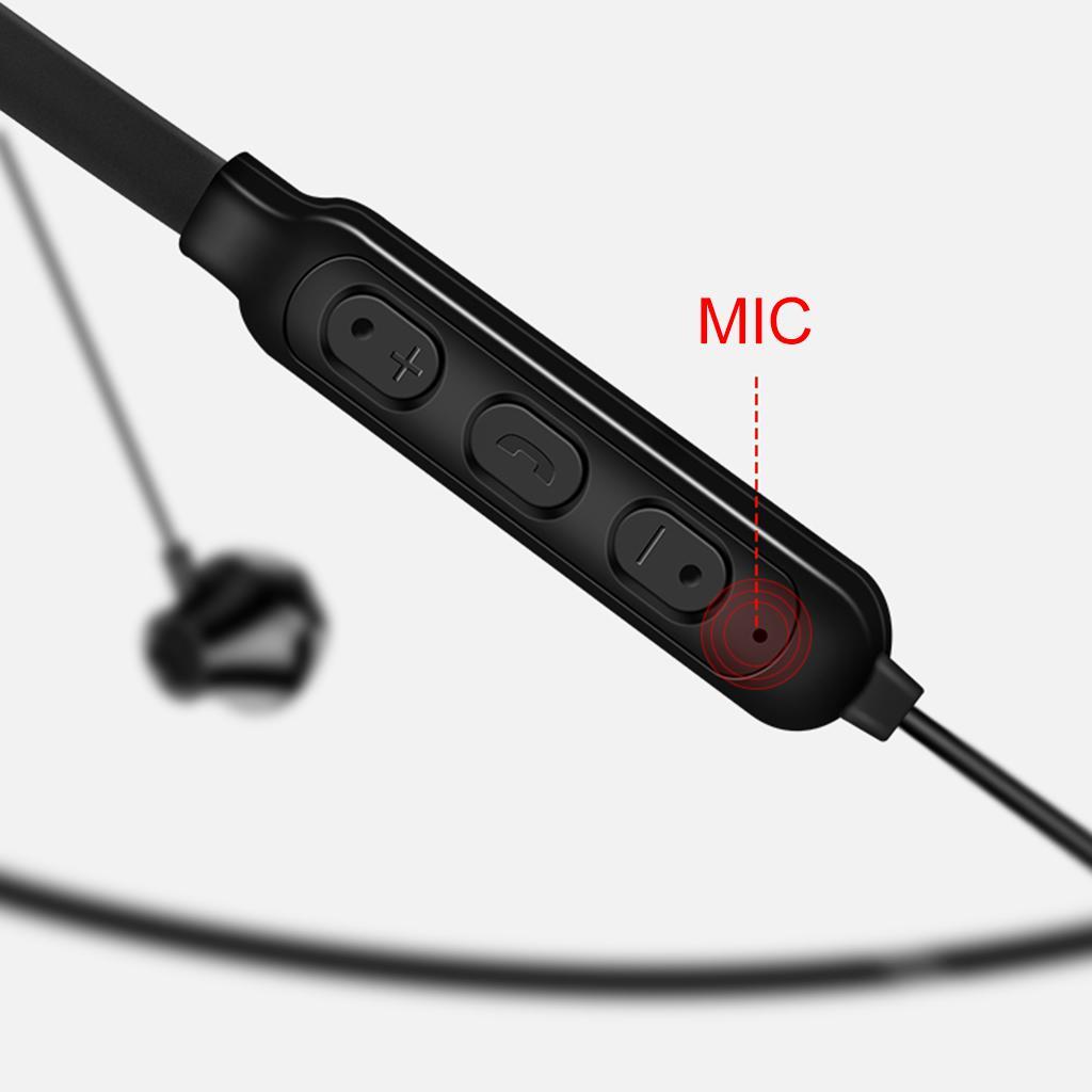 Wireless Bluetooth Headphones Waterproof Sports Headset In Ear w/Mic Black