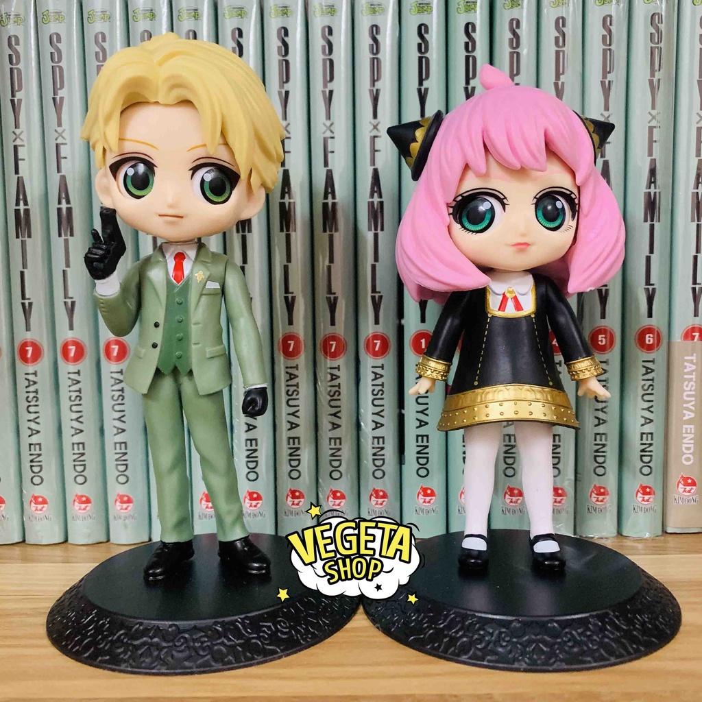 Mô hình Spy X Family Gia đình điệp viên - Mô hình Anya - Q Posket - Anya Forger Loid Forger Yor Briar - Cao 14~15cm