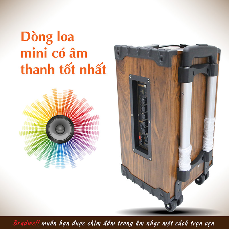 Loa kéo BRADWELL A842  mẫu mới - Hàng chính hãng chất lượng