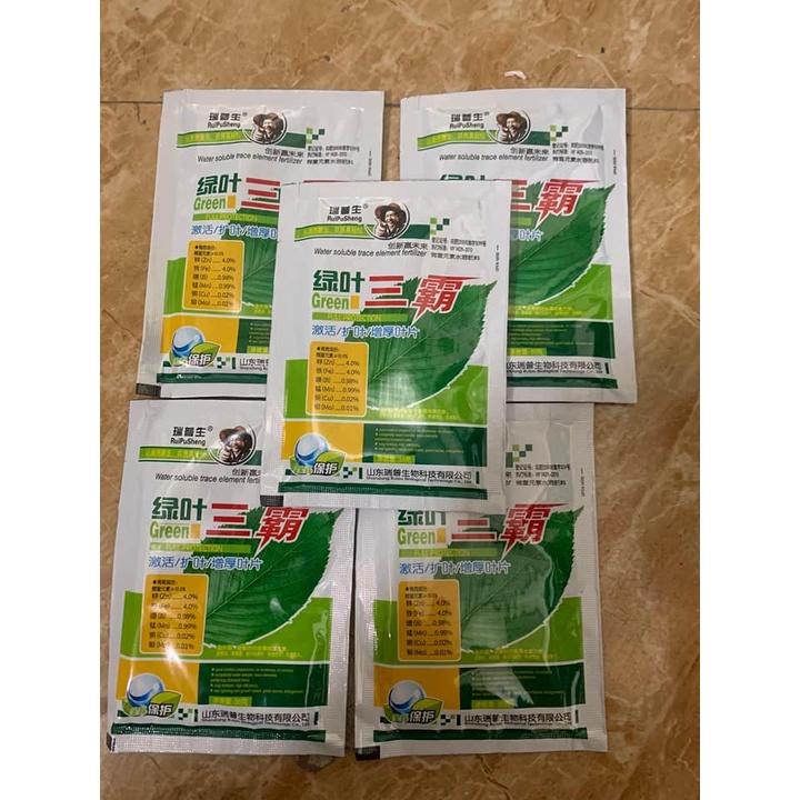 Phân bón hữu cơ humic sinh học nội địa Trung giảm vàng lá cây chậm phát triển,