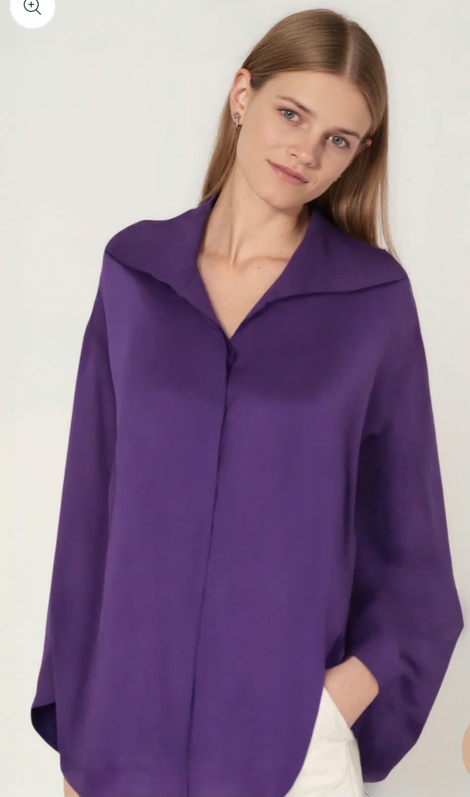 Áo Sơ Mi Oversized Nhã Top240 thời trang thiết kế Hity