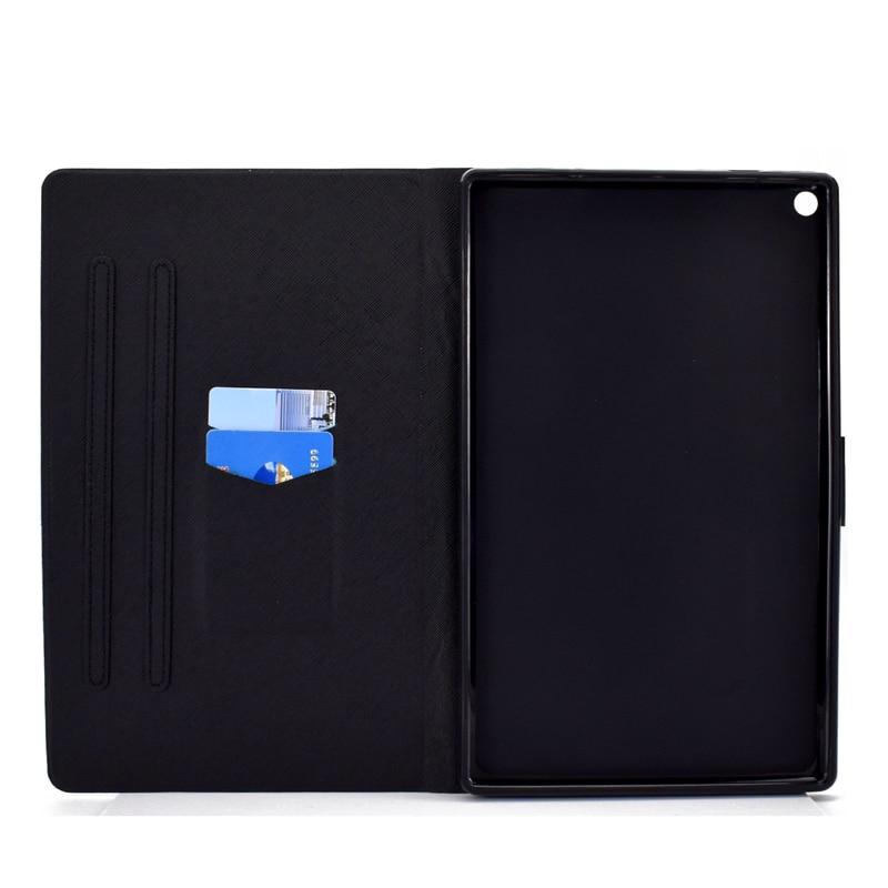 Bao Da Họa Tiết Chú Mèo Dễ Thương Cho Amazon Kindle Fire Hd10 Hd 10 Hd 10 2015 2017 2019