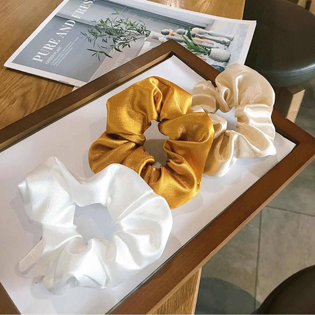Scrunchies chun cột tóc trơn