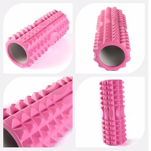 Con lăn massage Foam Roller hỗ trợ các bài tập Yoga