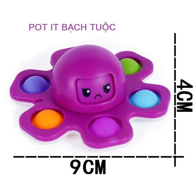 Pop it đồ chơi ấn bong bóng cầu vồng giải trí giảm căng thẳng stress
