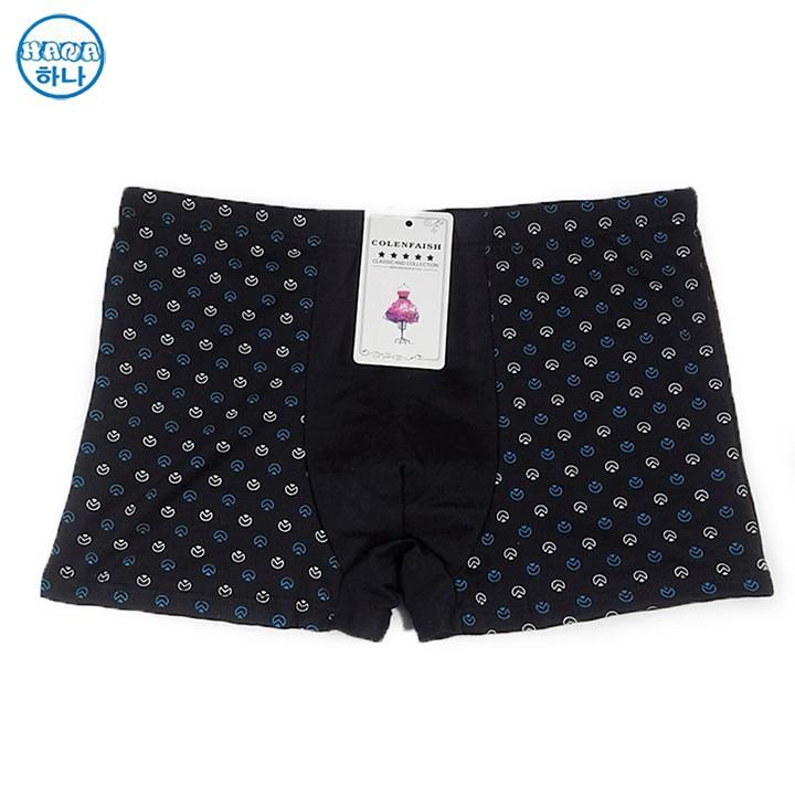 Quan lot nam boxer đùi cao cấp lụa in siêu thoáng khí BIG SIZE SIZE LỚN quần lót nam quan chip nam to