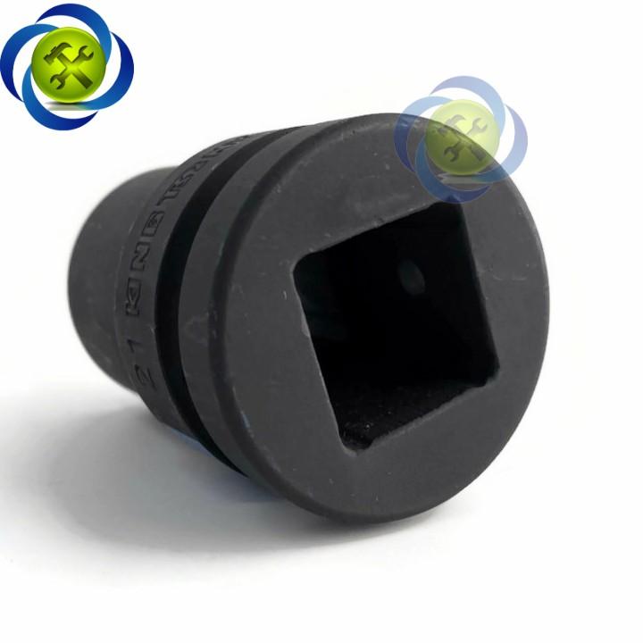 Tuýp vuông Kingtony 853421 loại 1 inch 4 cạnh đen