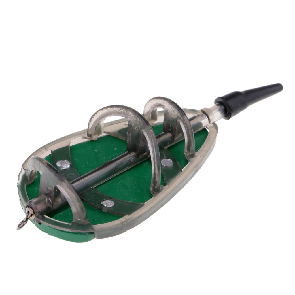 Inline Flat Method Feeders Carp Fishing Bait Cage Terminal Tackle 30g