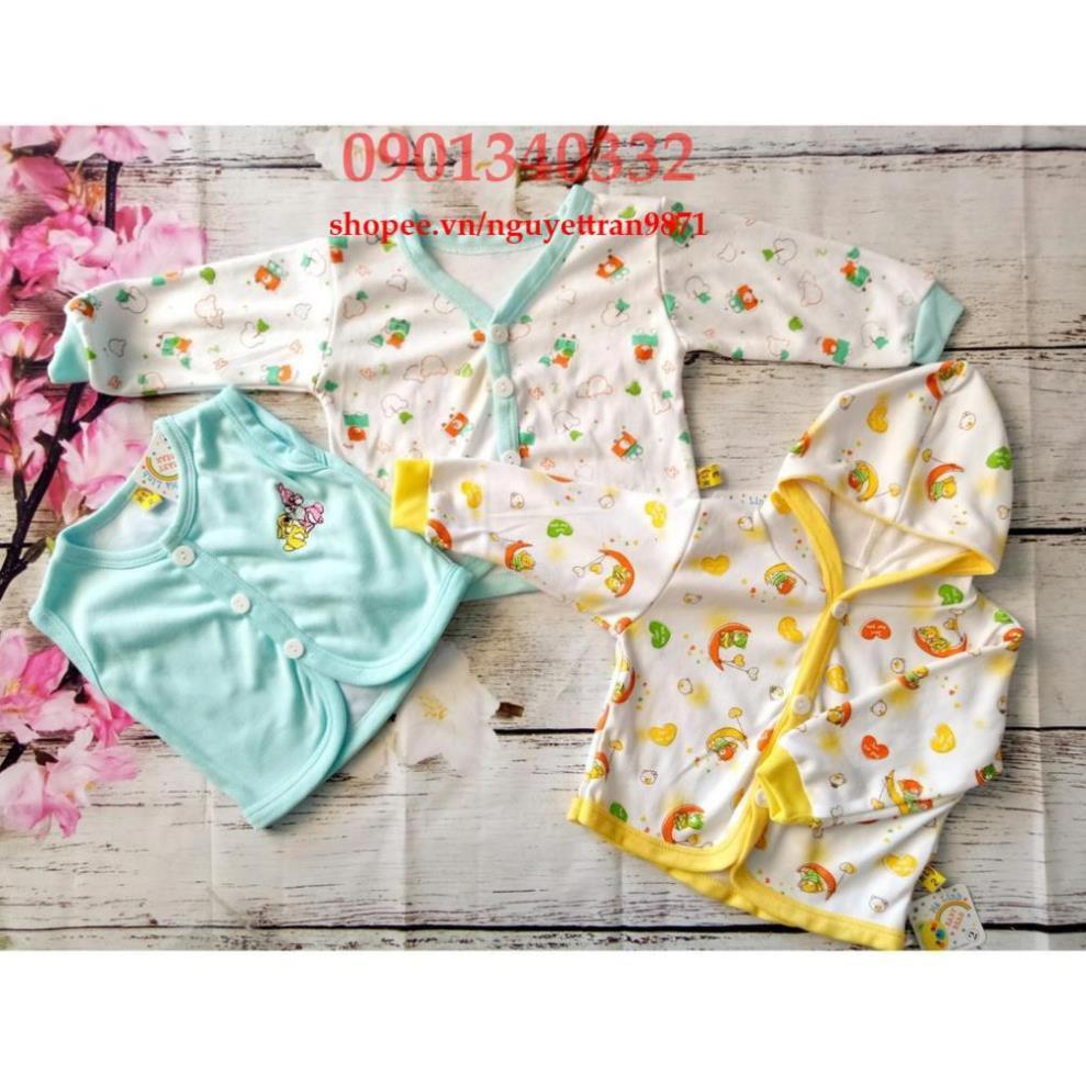 Combo 3 áo khoác giữ ấm bé sơ sinh