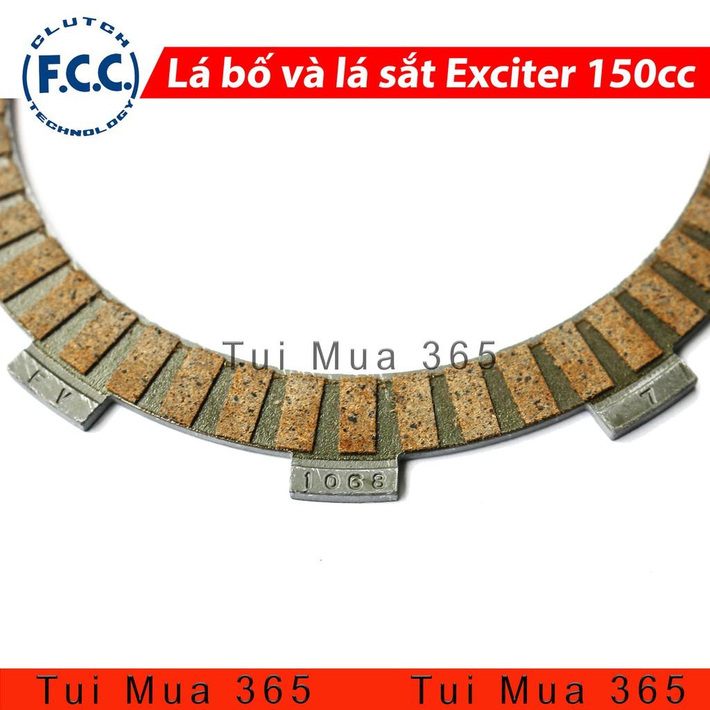 Full bộ Lá bố nồi và Lá sắt zin FCC Yamaha Exiter 150