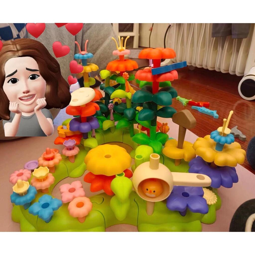 ĐỒ CHƠI DIY LẮP GHÉP KHU VƯỜN CỔ TÍCH FLOWER GARDEN BUILDING TOY SET GIÚP BÉ PHÁT TRIỂN TƯ DUY