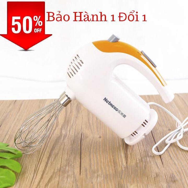 Máy đánh trứng cầm tay, Máy Đánh Trứng Netmego N38D-534 300W. Máy Đánh Trứng Nhào Bột Cầm Tay Đa năng Netmego N38D-534