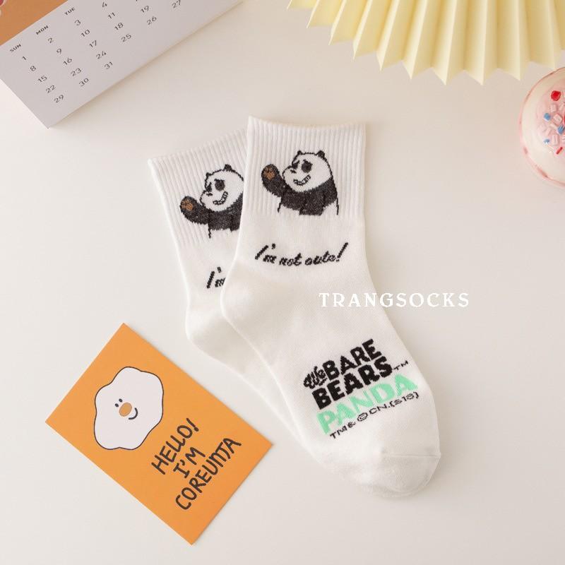 Tất cao cổ “WE BARE BEARS