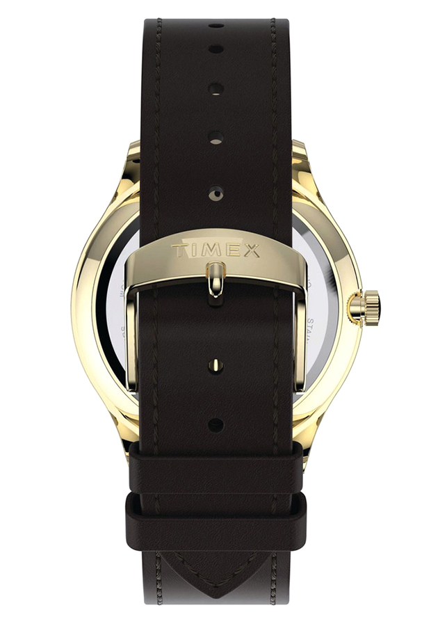 Đồng Hồ Nam Dây Da Timex Easy Reader 40mm Leather Strap Watch TW2T71600 - Màu Nâu