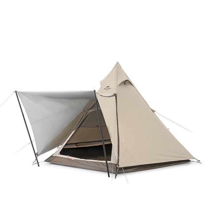 LỀU CẮM TRẠI GLAMPING, LỀU LỤC GIÁC KIM TỰ THÁP 3-4 NGƯỜI Naturehike NH20ZP013