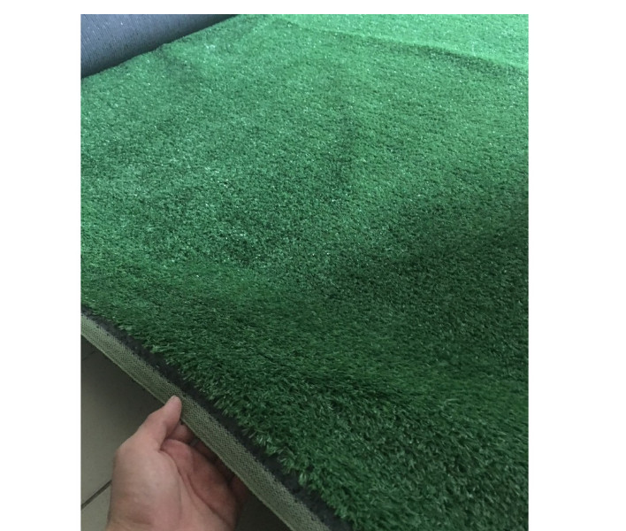 Thảm cỏ nhựa nhân tạo sợi cỏ dài 1cm êm ái, trang trí sự kiện, tiểu cảnh sân vườn loại cao cấp không độc hại, bền, đẹp khổ 2m màu xanh đậm