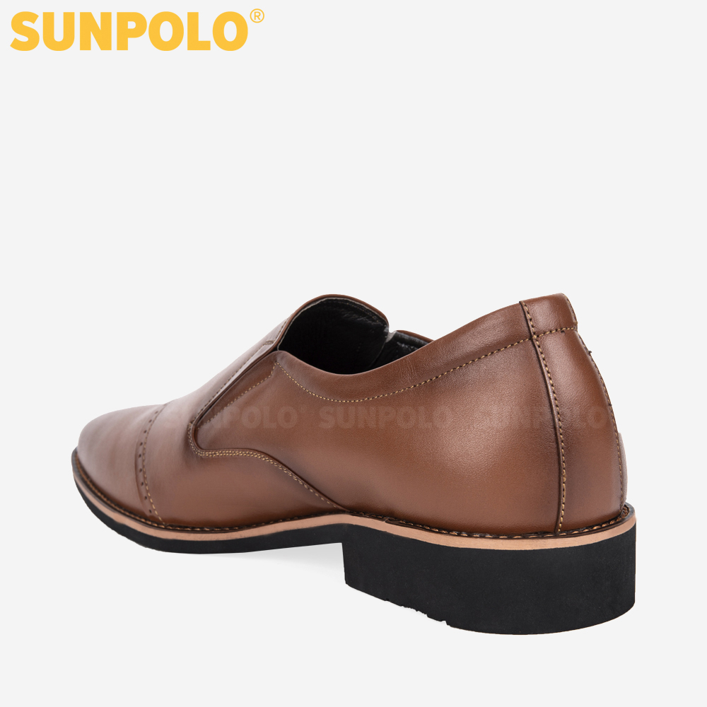 Giày Nam Da Bò Công Sở SUNPOLO SPH309 (Đen, Nâu bò)