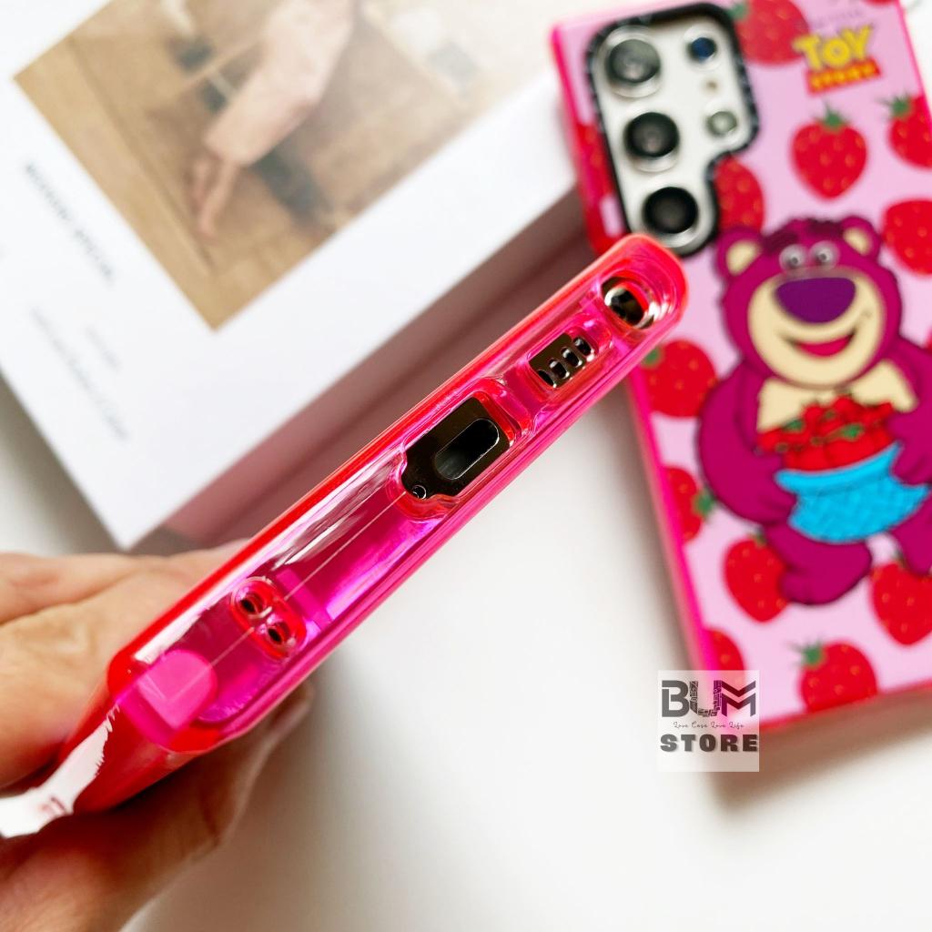 Ốp Lưng Silicon Hình Gấu Lotso Cho Samsung Galaxy S23 Ultra / S22 Ultra - BUM STORE GALAXY CASE