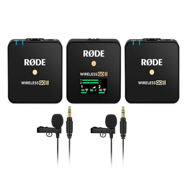 Rode wireless go II – Micro thu âm không dây 2 đầu thu - Hàng chính hãng