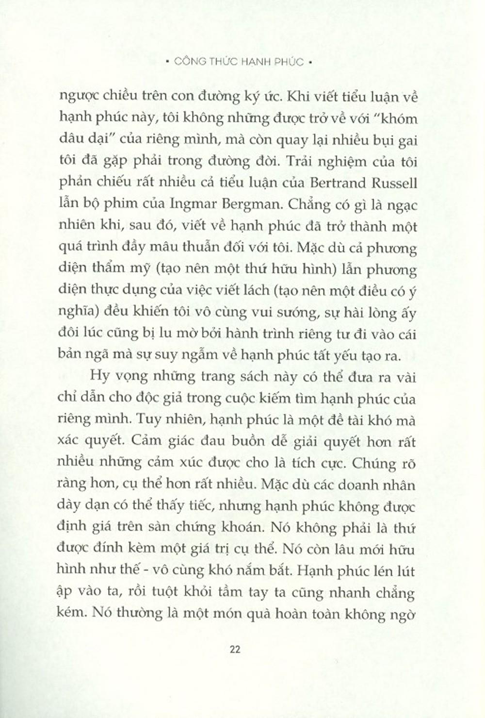 Công Thức Hạnh Phúc