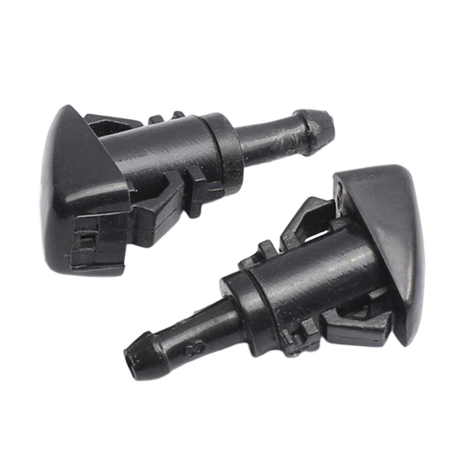 2Pcs Vehicle Windshield Washer Nozzle for   Accessories