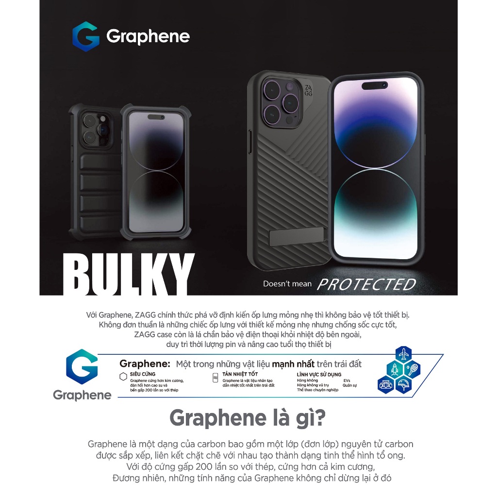 Ốp lưng trong chống sốc bảo vệ ZAGG Santa Cruz Snap, có Snap tương thích sạc không dây cho iPhone 15 Series - Hàng chính hãng