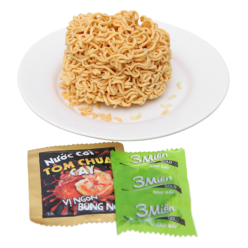 Thùng 24 Ly Mì Ly Tôm Chua Cay Đặt Biệt Reeva 3 Miền Gold 65G