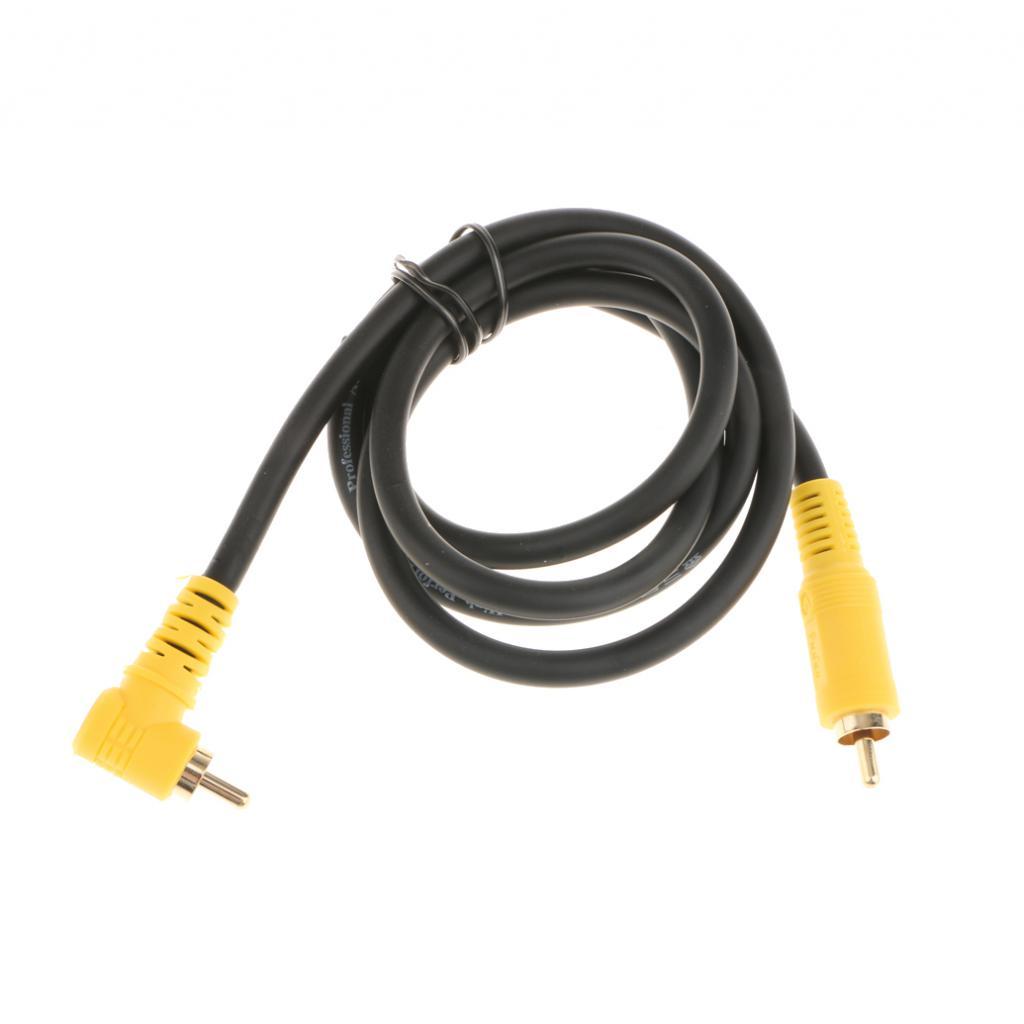 Cable Adapter RCA Male To Male Digital Audio Coaxial Cable Converter Gold Plated For Mp3 Monitor Computer