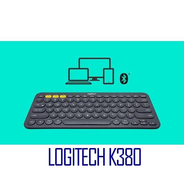 Bàn phím không dây Bluetooth Logitec k380