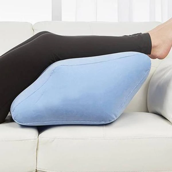 1 Chiếc Di Động Bơm Hơi Cao Nêm Chân Chân Gối Ngủ Hỗ Trợ Đầu Gối Đệm Giữa Hai Chân Với Máy Bơm Hơi Bơm