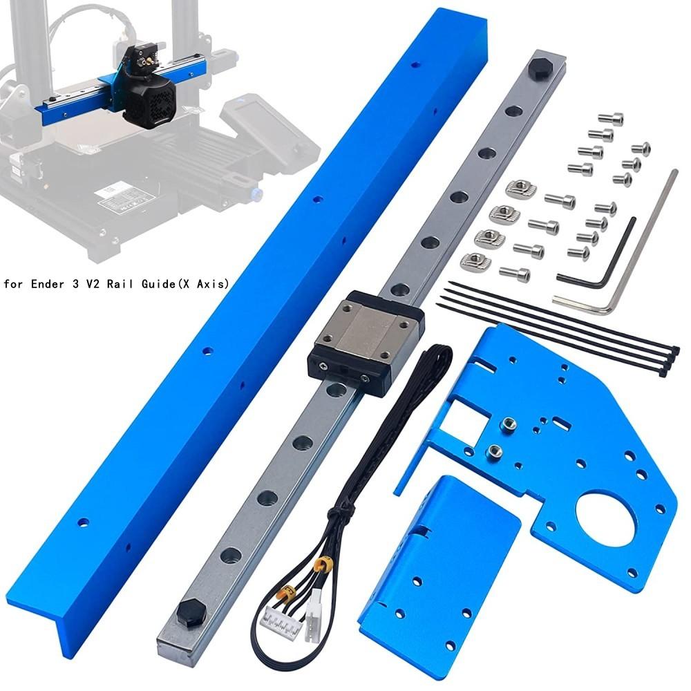 Phần Máy In 3D Cao Cấp Nâng Cấp Tuyến Tính Bộ Đường Sắt Trục Y Trục X Hướng Dẫn Tuyến Tính Cho Creality Ender 3 V2/Ender-3 S1/Pro