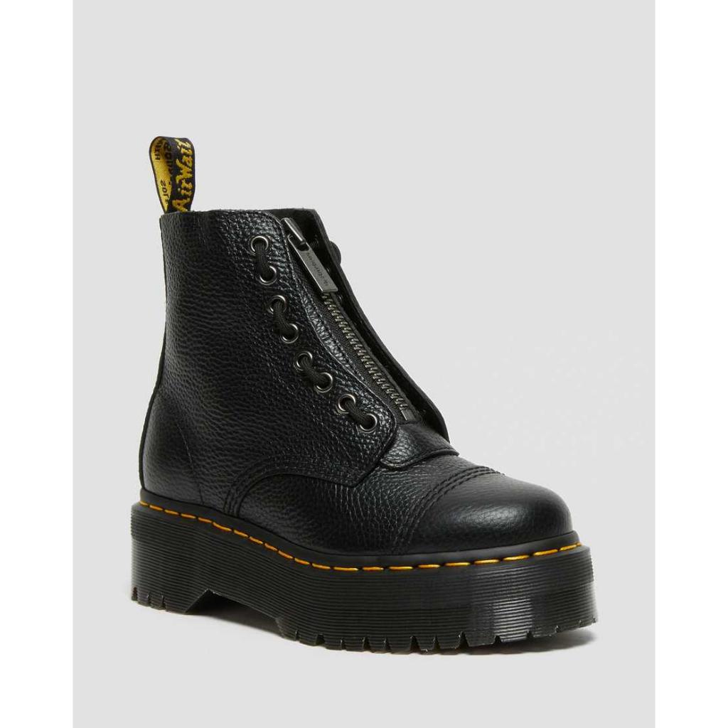 Giày Dr. Martens Hoàng Phúc Sinclair Milled Nappa Leather Platform Boots Phong Cách Sang Chảnh