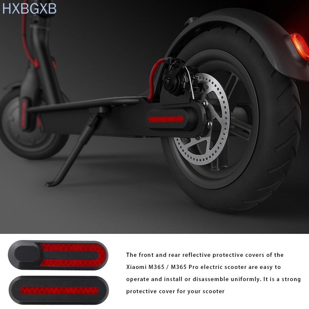 Scooter Wheel Shell Reflective Plastic Front Rear Protective Case Decoration Replacement for Xiaomi M365