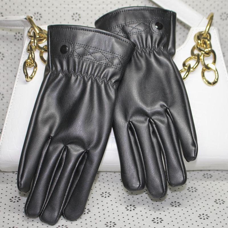 Ưu đãi đặc biệt găng tay da mùa đông nam và nữ phiên bản Hàn Quốc màn hình cảm ứng ấm chống lạnh cộng với găng tay ngoài trời chống thấm nước nhung dày đi xe máy