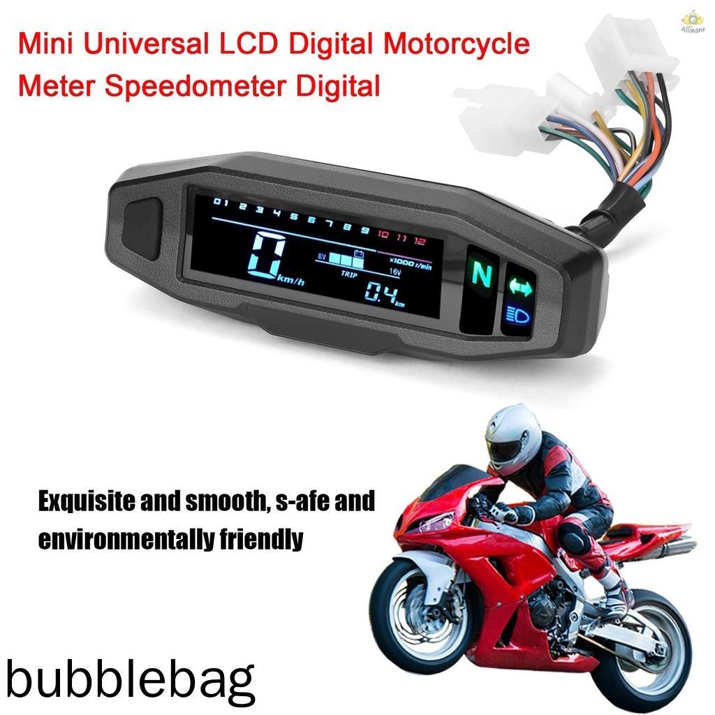 Đồng Hồ Đo Tốc Độ Kỹ Thuật Số Màn Hình Lcd Chuyên Dụng Cho Xe Máy