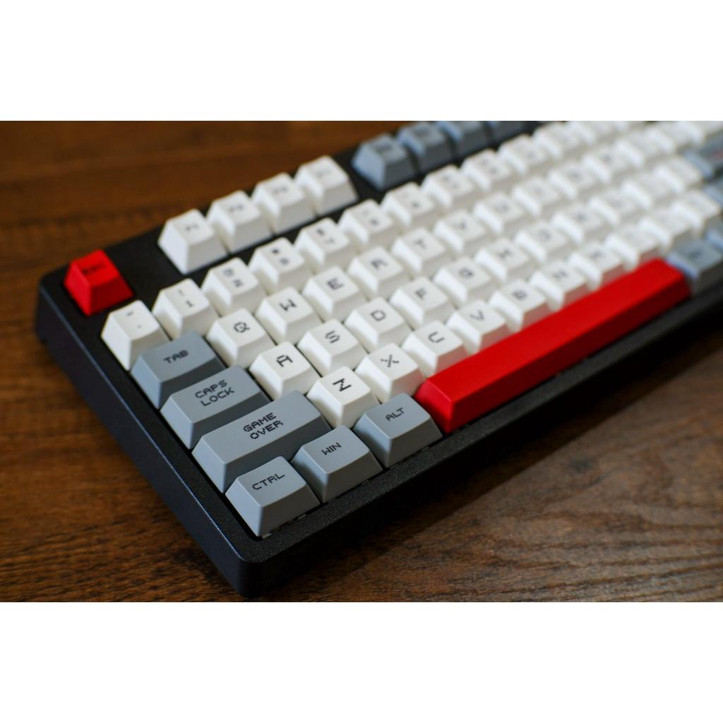 Keycap cho bàn phím Pacman 8Bit Thick PBT Cherry Profile 114 Phím