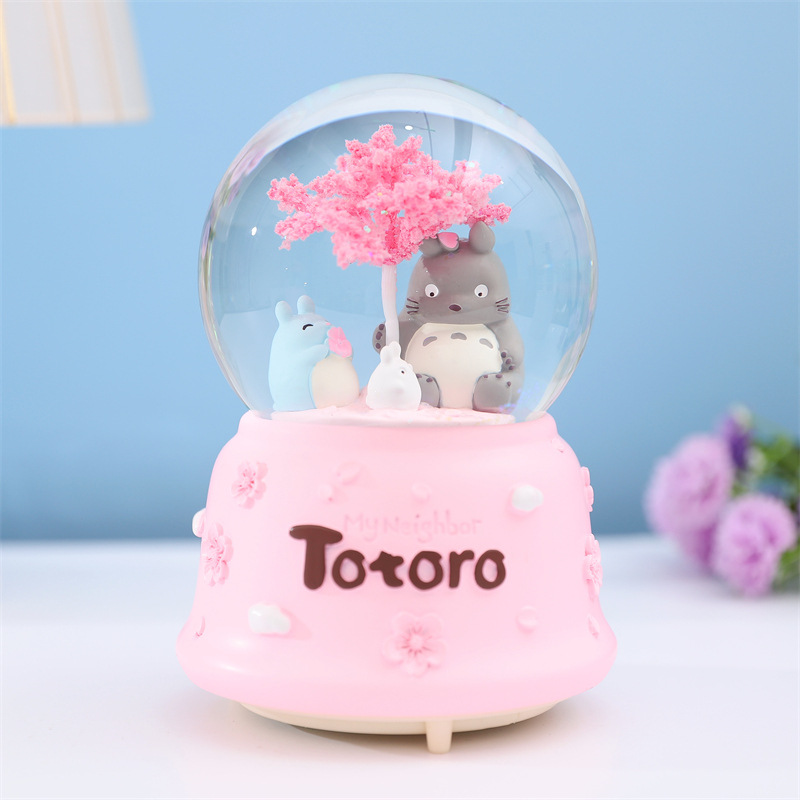 Quả Cầu Tuyết Hộp Nhạc Totoro Và Bạn- Hàng chính hãng